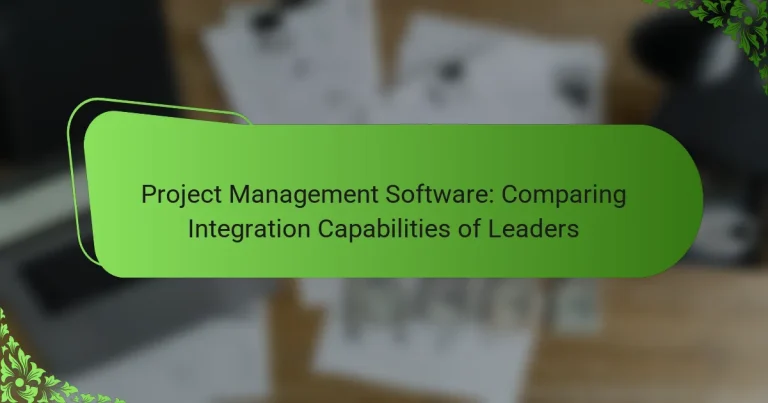 Software de Gestión de Proyectos: Comparando Capacidades de Integración de Líderes